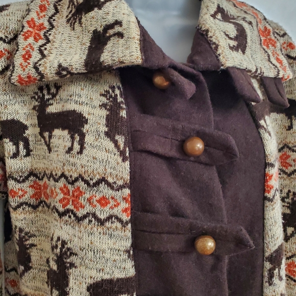 Fabulous Wool & Fleece Coat Large - Picture 4 of 9